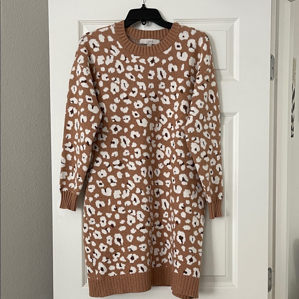 LOFT Brown Knit Sweater